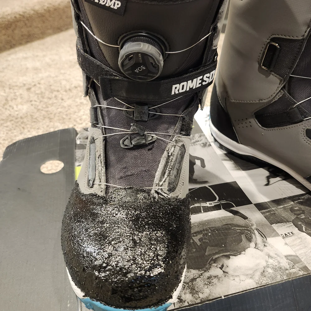 Men's Rome, STOMP Gray and Black Snow Boots - Picture 6 of 6